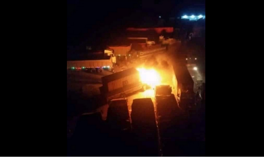 احتراق قاطرة لنقل الفسفاط بالمظيلة: المعطيات الأولية تفيد أن الحريق بفعل فاعل